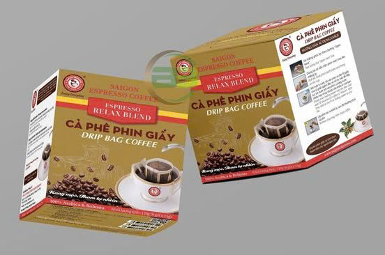 hộp cà phê phin giấy
