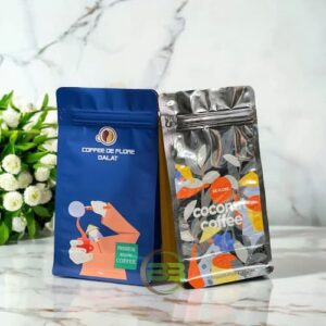 túi 4 cạnh đựng cà phê