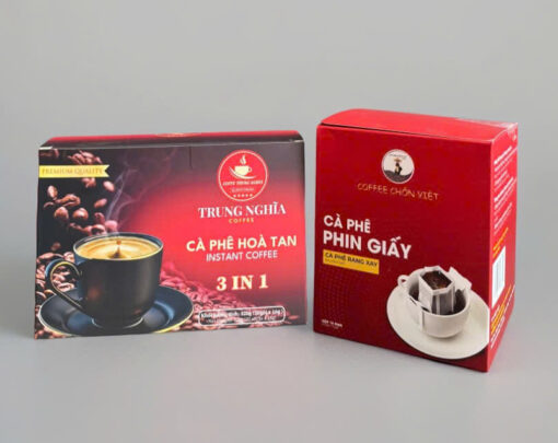 hộp giấy đựng cà phê