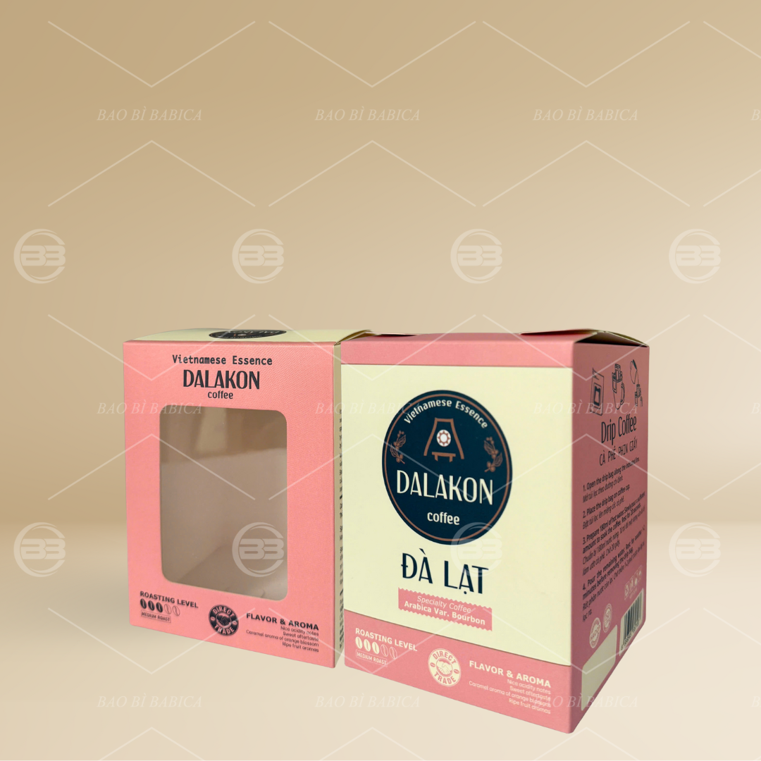 Hộp cà phê phin giấy đẹp