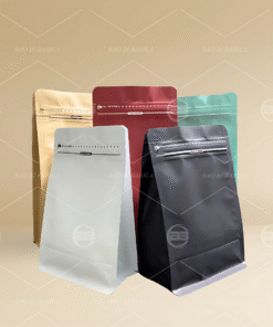 túi zip 8 cạnh trơn