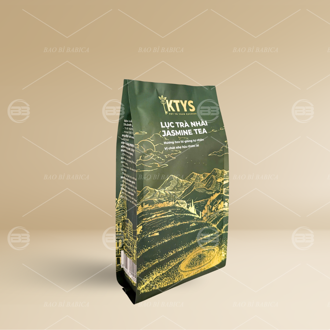 Túi 4 cạnh nhựa in offset bảo quản cà phê tốt