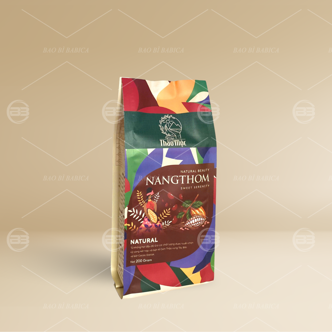 Túi 4 cạnh nhựa in offset đẹp