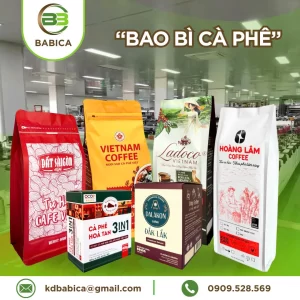 bao bì cà phê babica 