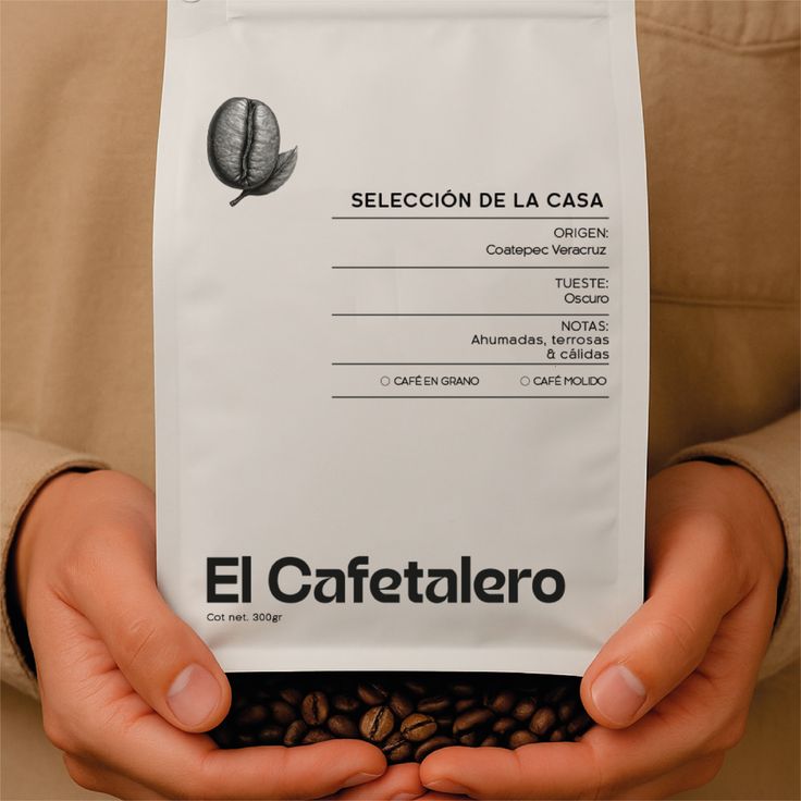 Ý tưởng thiết kế logo bao bì cà phê lấy cảm hứng từ hạt cà phê