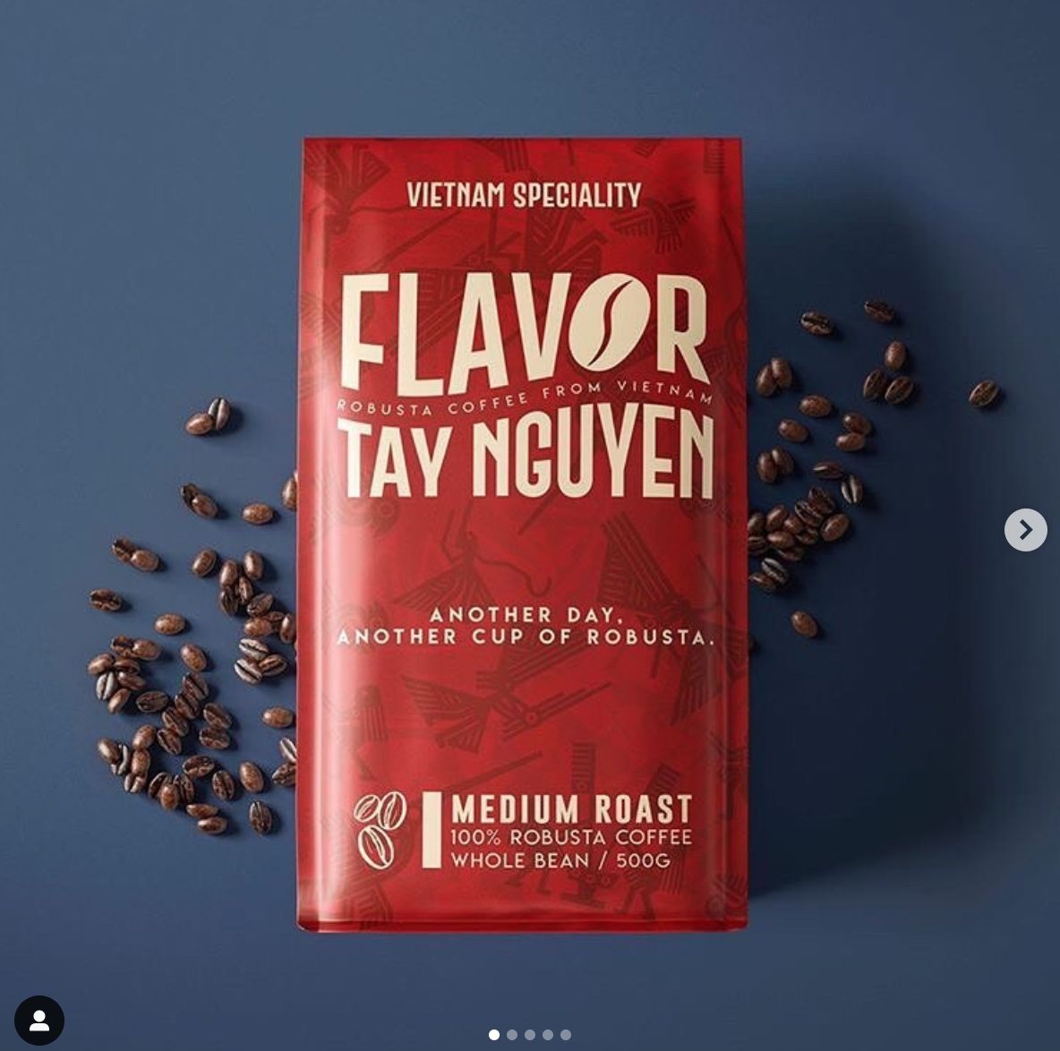 Logo bao bì cà phê mang phong cách hiện đại trẻ trung