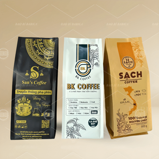 Túi 4 cạnh in kéo lụa