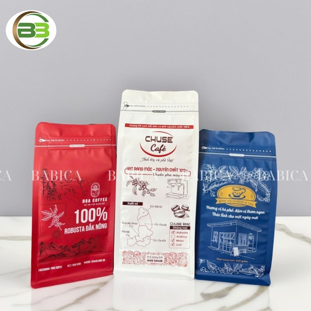 Mẫu bao bì túi nhựa với cấu trúc ghép màng đa lớp Mẫu bao bì túi nhựa với cấu trúc ghép màng đa lớp