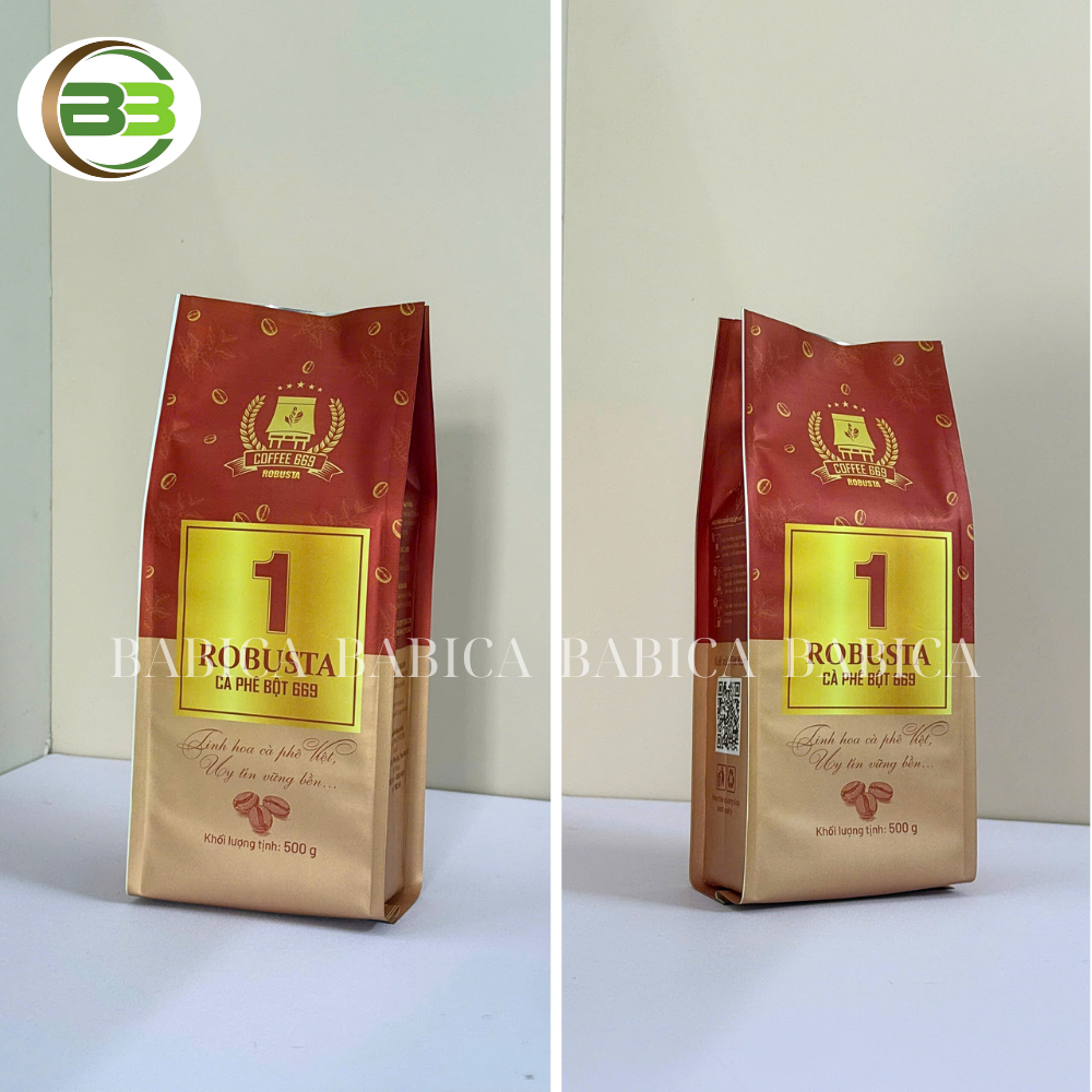 Lớp màng PET, MPET, PE giúp giữ trọn hương vị cà phê nguyên bản